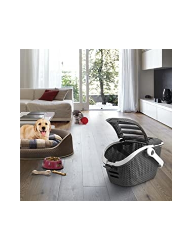 CAGE DE TRANSPORT MOCHA + L GRIS