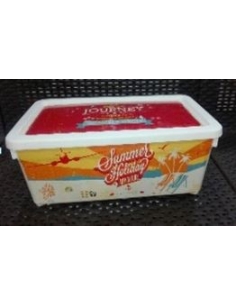 TEXTILE BOX FLAT LID SUMMER...