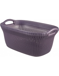 KNIT CORBEILLE BASKET VIOLET