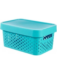 INFINITY 4.5L+LID DOT BLEU