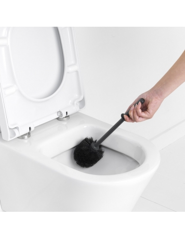BROSSE DE TOILETTE ET SUPPORT MATT BLACK