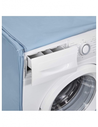 HOUSSE A MACHINE A LAVEE.OUV FRONT BLEU
