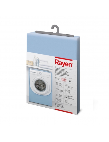 HOUSSE A MACHINE A LAVEE.OUV FRONT BLEU