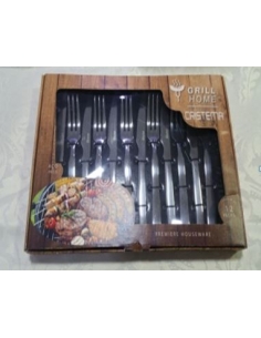 FILETE  SET BARBECUE 12PCS...