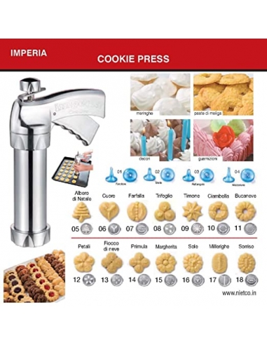 SPARABIOSCOTTI PISTOLET A GATEAU IMPERIA