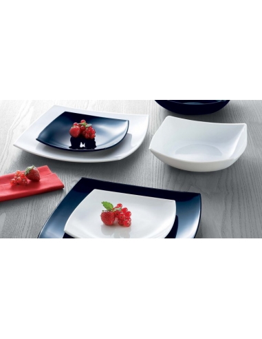 QUADRATO NOIR ASSIETTE PLATE 27X27