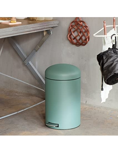 RETRO  POUBELLE A PEDALE 20L MINERAL...