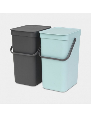 POUBELLE DOUBLE DE CUISINE SORT & GO...