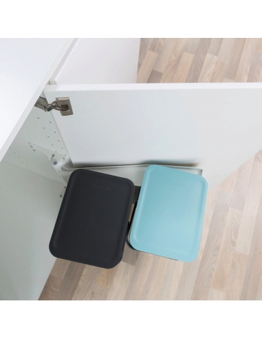 POUBELLE DOUBLE DE CUISINE SORT & GO...
