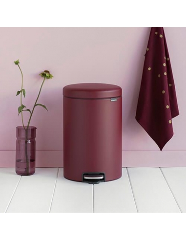 NEWICON POUBELLE A PEDALE 20L mineral...