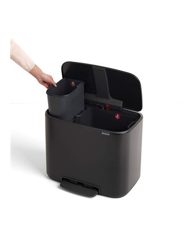 BO PEDAL BIN POUBELLE 11+23litre MATT...