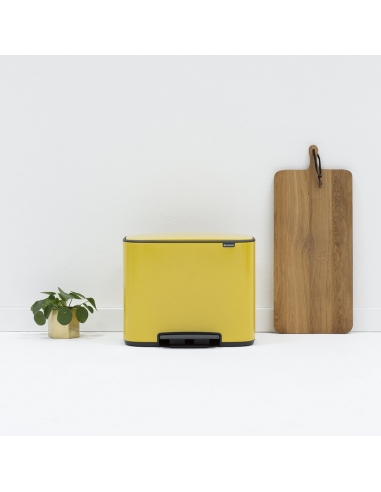 BO POUBELLE A PEDALE 36L DAISY YELLOW