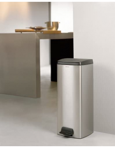 POUBELLE SILENT RECT  25L  BRILIANT...